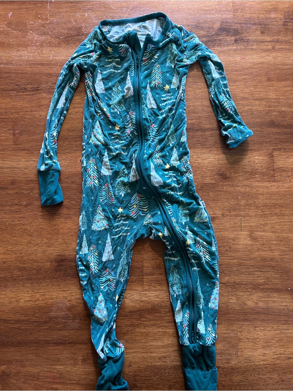 Little Sleepies Holiday Tree One-Piece Pajamas